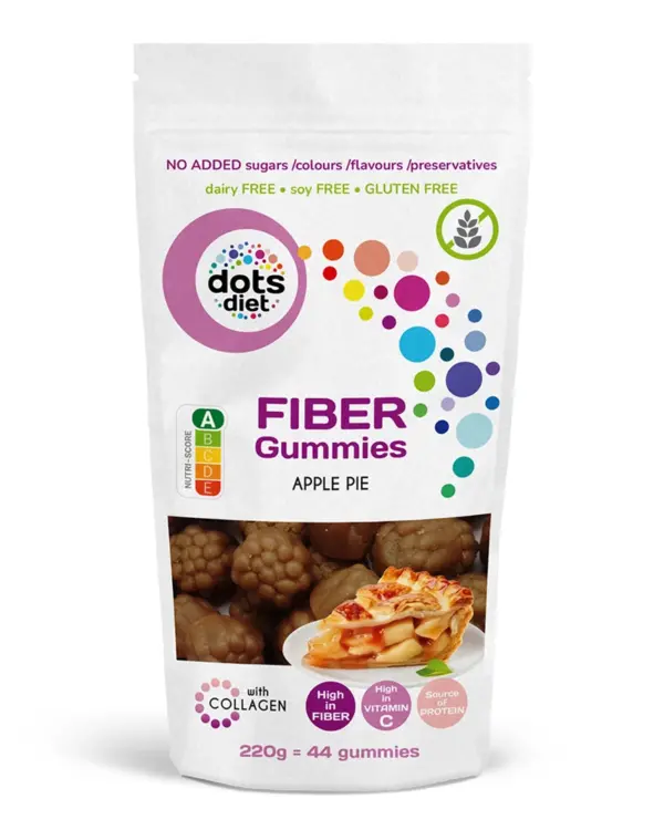 Dots diet dietas 220g fiber gummies 2025