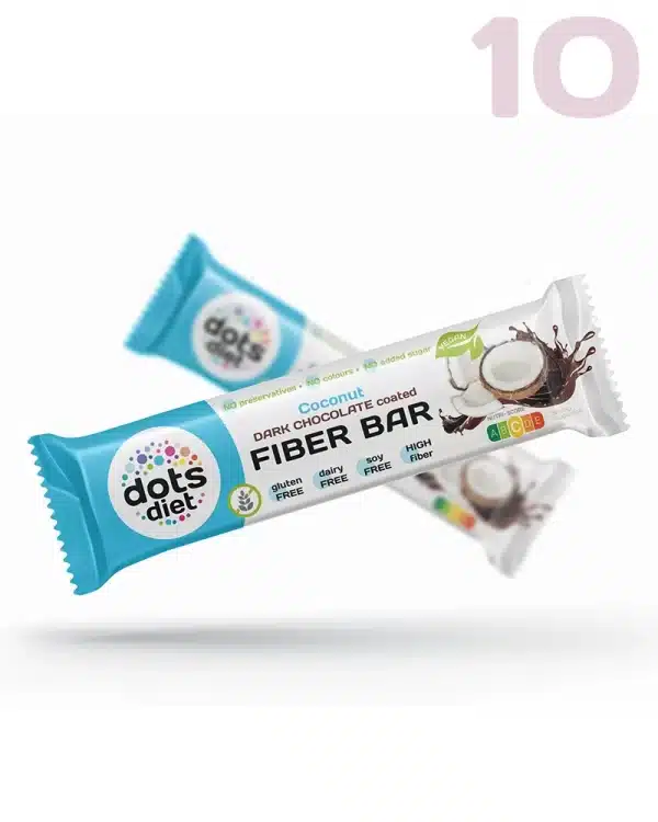 Diétás Fiber Bar Kókuszos ízben 9+1 ajándék 10*40g