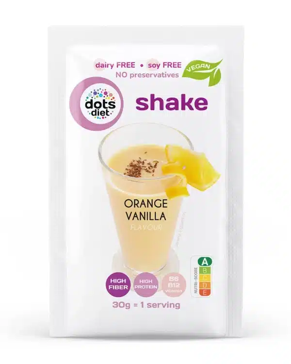 Narancsos - Vaníliás ízű rost shake vitaminnal 1 adag